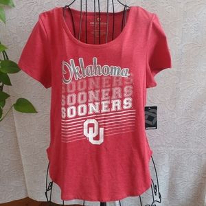 Oklahoma Sooners Womens Fan Gear Short Sleeve Tee